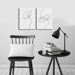 Wallity Lienzo Decorativo Multicolor 2P3040CIZC-03 (2 Piezas)